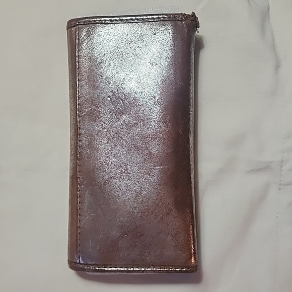 Frye Leather Melissa Metallic Wallet - Picture 2 of 7